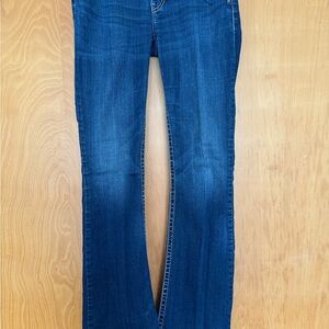 Silver Jeans Dark Blue Flare & Wide Leg